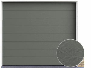 garagentor sektionaltor | woodgrain db703, mittige rille